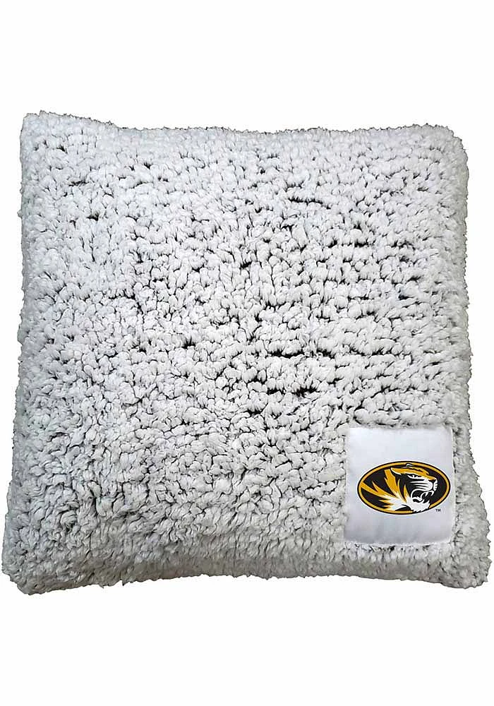 Missouri Tigers Frosty Throw Throw Pillow - Grey