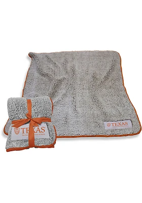 Texas Longhorns Frosty Sherpa Fleece Blanket - Grey