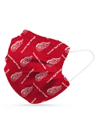 Logo Brands Detroit Red Wings 6 Pack Disposable Fan Mask
