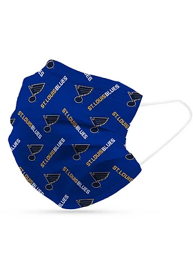 Logo Brands St Louis Blues 6 Pack Disposable Fan Mask