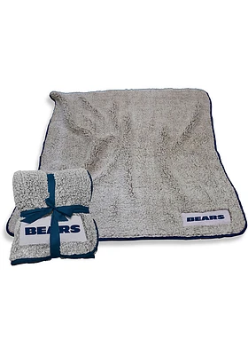 Chicago Bears Frosty Sherpa Fleece Blanket - Grey