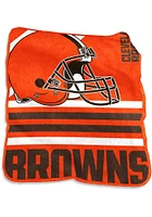 Cleveland Browns Raschel Raschel Throw Blanket - Brown
