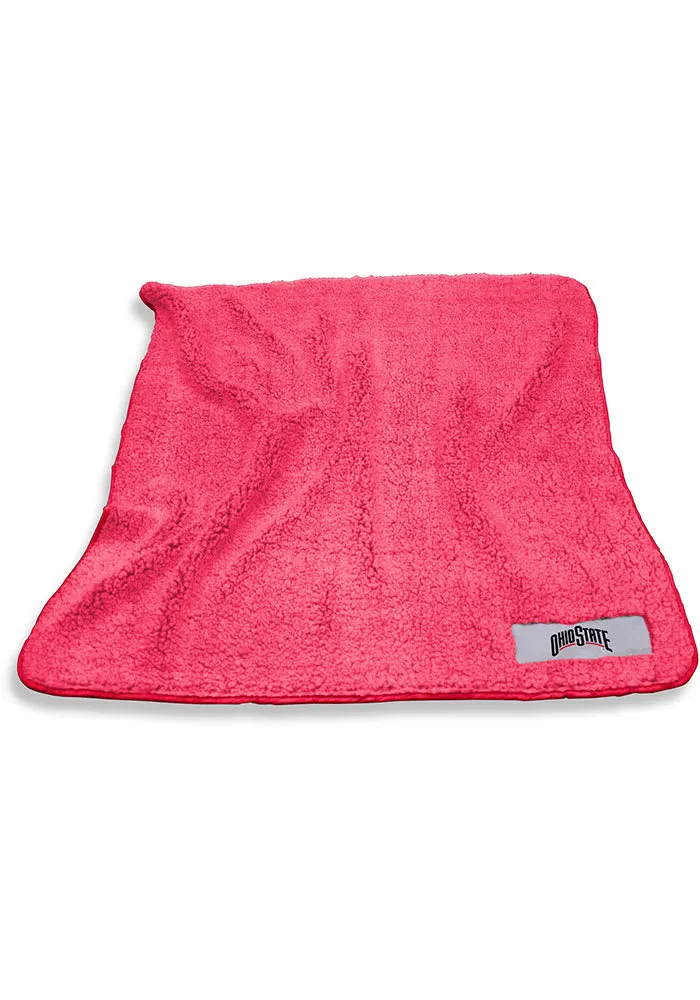 Ohio State Buckeyes Color Frosty Sherpa Blanket