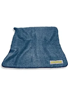 Michigan Wolverines Color Frosty Sherpa Fleece Blanket - Blue