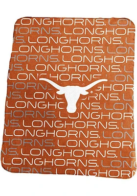 Texas Longhorns Classic Fleece Blanket - Burnt Orange
