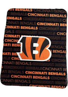 Cincinnati Bengals Classic Fleece Blanket