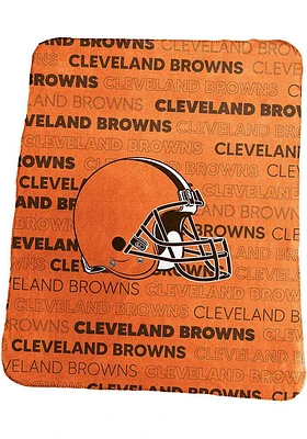 Cleveland Browns Classic Fleece Blanket - Brown