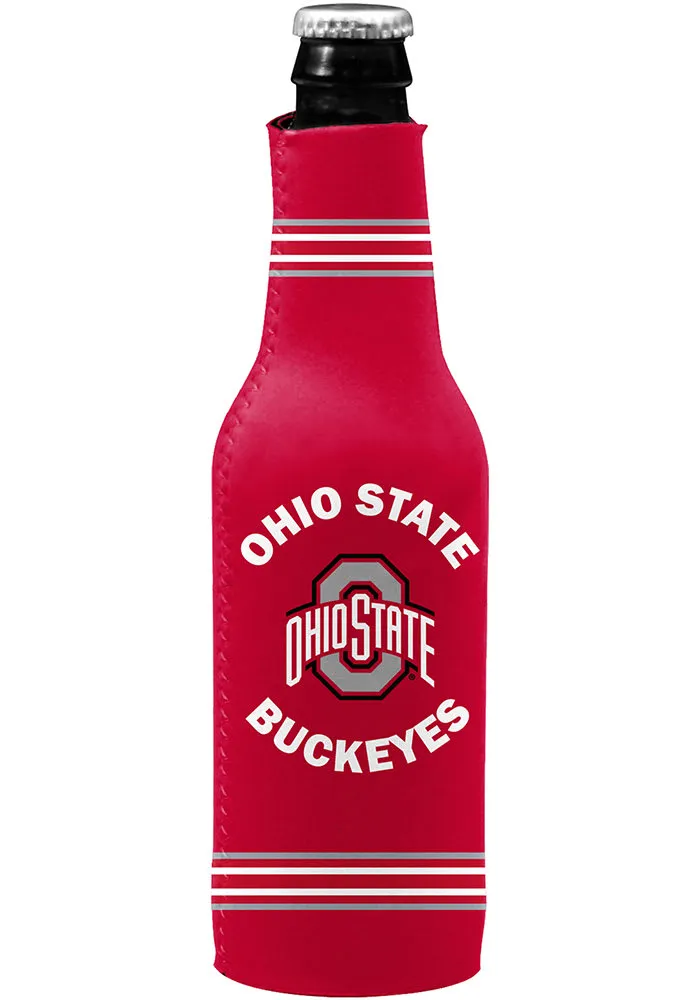 Logo Brands Ohio State Buckeyes 12 oz Bottle Design Coolie