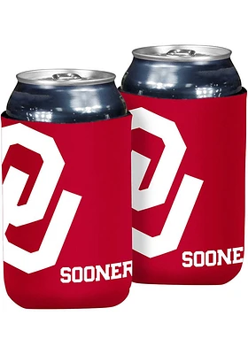 Logo Brands Oklahoma Sooners 12 oz Oversized Logo Coolie