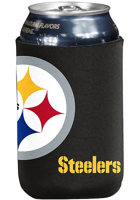 Logo Brands Pittsburgh Steelers 12 oz Oversized Logo Coolie