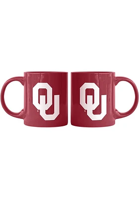 Oklahoma Sooners 11 oz Rally Ceramic Mug - Red