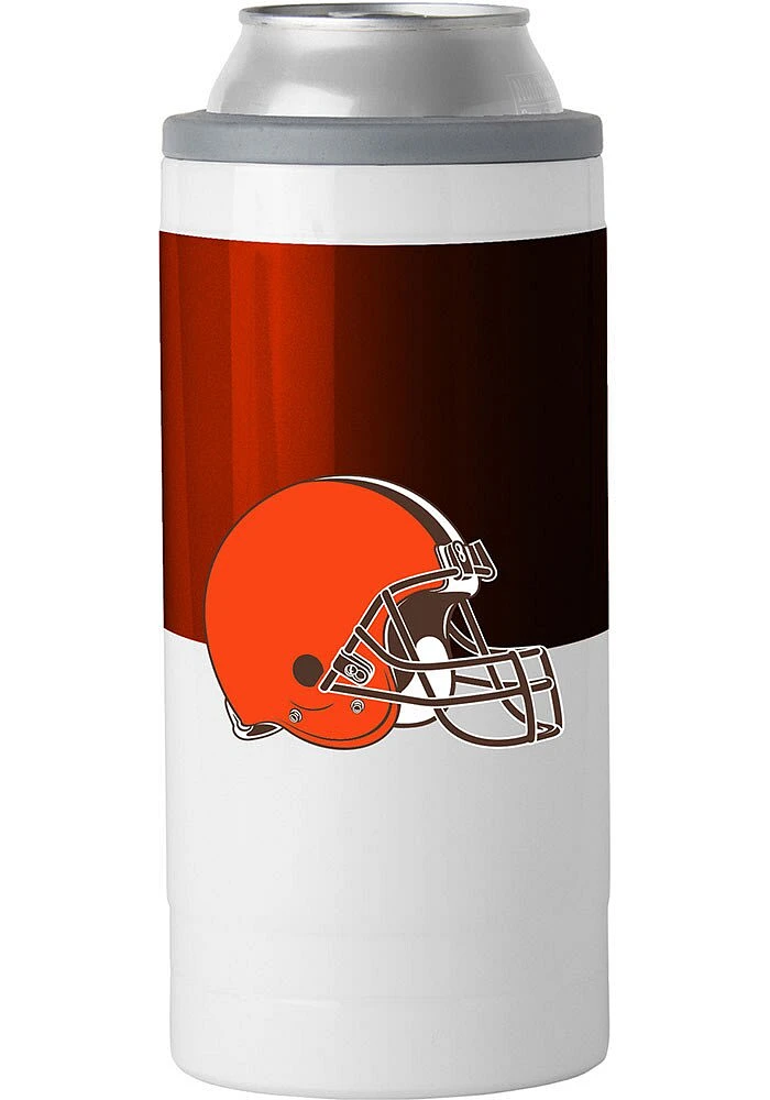 Logo Brands Cleveland Browns 12 oz Slim Stainless Steel Coolie