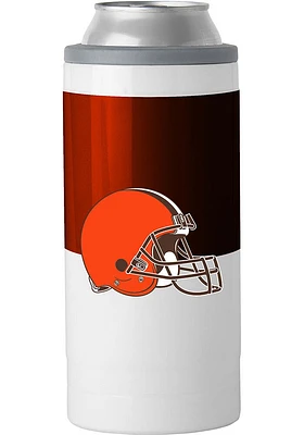 Logo Brands Cleveland Browns 12 oz Slim Stainless Steel Coolie