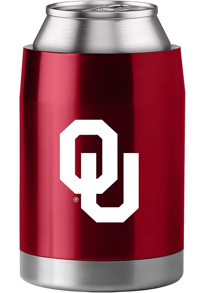 Logo Brands Oklahoma Sooners Gameday 2 in 1 Stainless Steel Coolie
