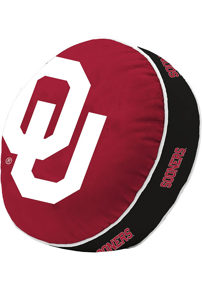 Oklahoma Sooners Puff Throw Pillow - Red