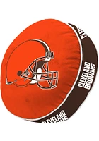 Cleveland Browns Puff Throw Pillow - Brown