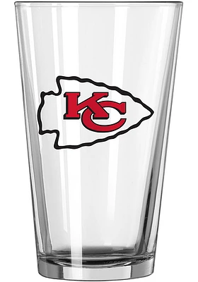 Kansas City Chiefs 16 oz Logo Pint Glass - Red