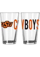 Oklahoma State Cowboys 16 oz Overtime Pint Glass - Orange