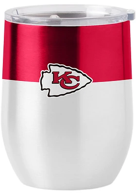 Kansas City Chiefs 16 oz Colorblock Stainless Steel Stemless - Red