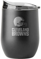 Cleveland Browns 16 oz Etch Black Powder Coat Stainless Steel Stemless - Black