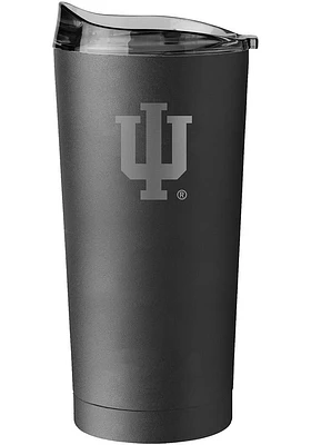 Logo Brands Indiana Hoosiers 20 oz Etch Powder Coat Stainless Steel Tumbler