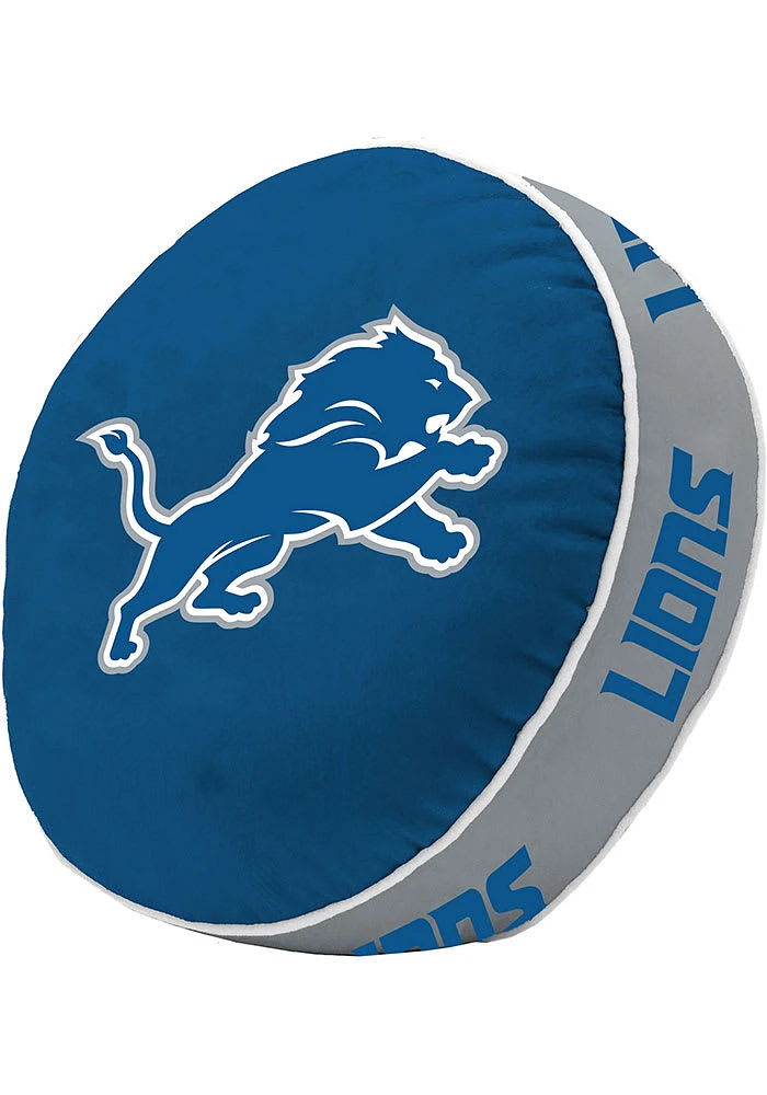 Detroit Lions Puff Throw Pillow - Blue