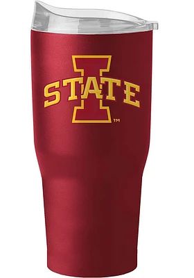 Logo Brands Iowa State Cyclones 30 oz Flipside Powder Coat Stainless Steel Tumbler - Red