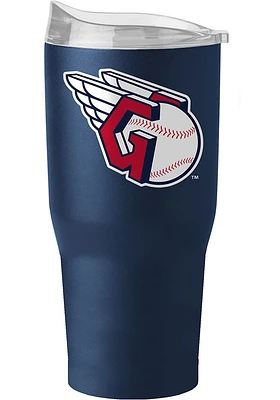 Logo Brands Cleveland Guardians 30 oz Flipside Powder Coat Stainless Steel Tumbler - Red