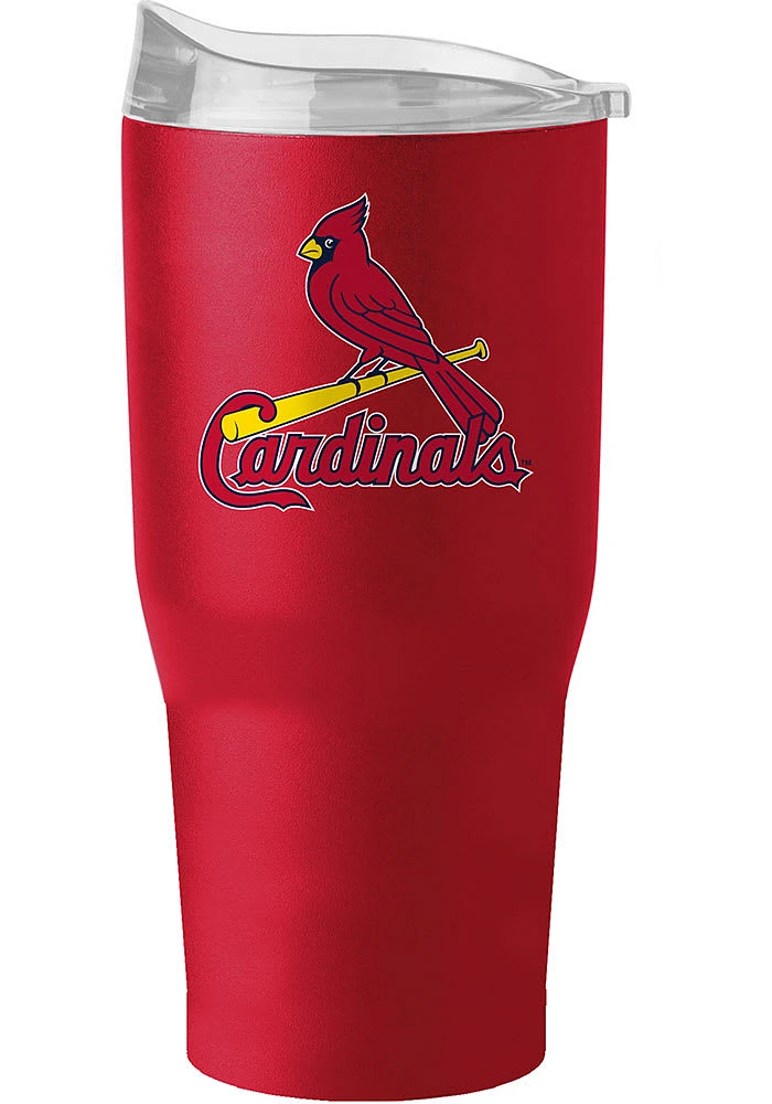 Logo Brands St Louis Cardinals 30 oz Flipside Powder Coat Stainless Steel Tumbler - Red