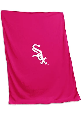 Chicago White Sox Pink Screened Sweatshirt Blanket