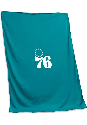 Philadelphia 76ers teal screened Sweatshirt Blanket