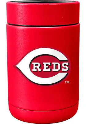 Cincinnati Reds Flipside Powder Coat Stainless Steel Coolie