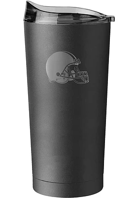 Logo Brands Cleveland Browns Monochrome 20oz Stainless Steel Tumbler - Brown