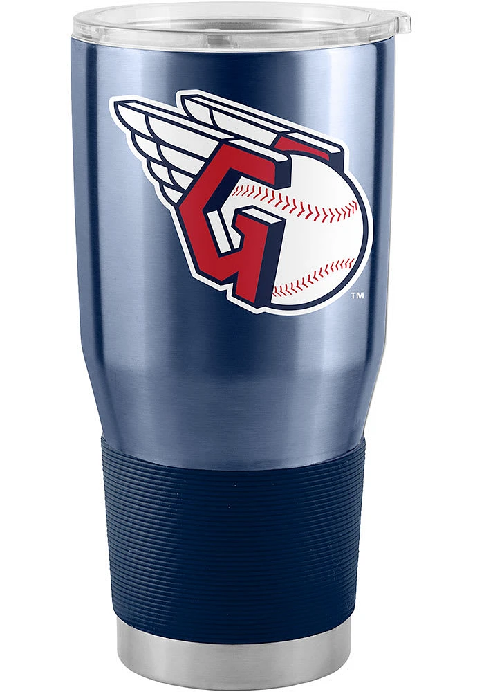 Logo Brands Cleveland Guardians 30oz Stainless Steel Tumbler - Navy Blue