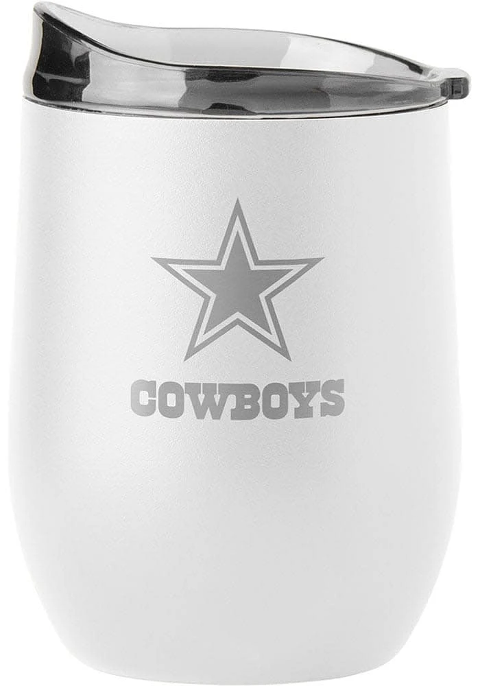 Dallas Cowboys Wordmark 16oz Stainless Steel Stemless - Blue