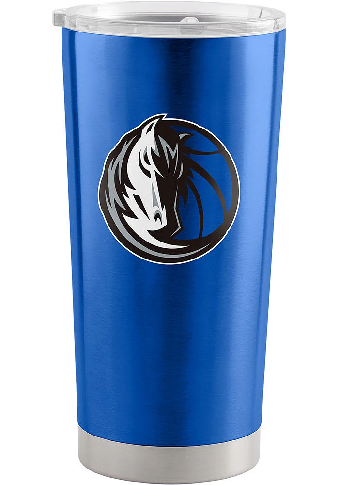 Logo Brands Dallas Mavericks 20oz Stainless Steel Tumbler - Blue