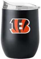 Cincinnati Bengals 16 oz Flipside Powder Coat Curved Stainless Steel Stemless