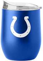 Indianapolis Colts 16 oz Flipside Powder Coat Curved Stainless Steel Stemless - Blue
