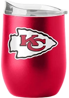 Kansas City Chiefs 16 oz Flipside Powder Coat Curved Stainless Steel Stemless - Red