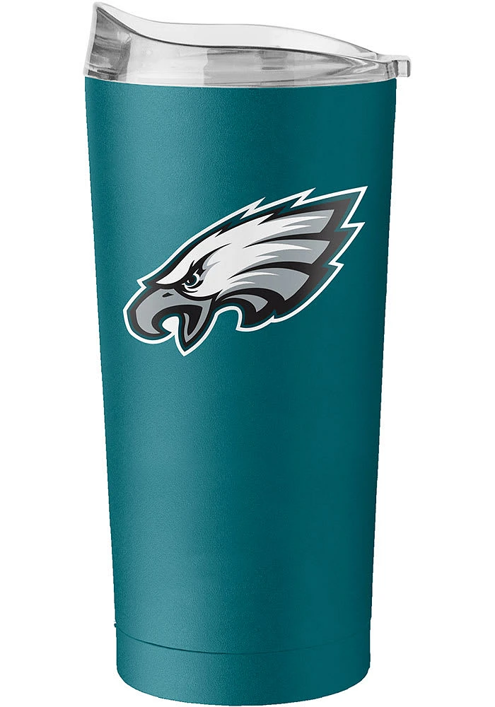 Logo Brands Philadelphia Eagles 20 oz Flipside Powder Coat Stainless Steel Tumbler - Midnight Gree..
