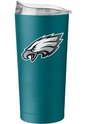 Logo Brands Philadelphia Eagles 20 oz Flipside Powder Coat Stainless Steel Tumbler - Midnight Gree..