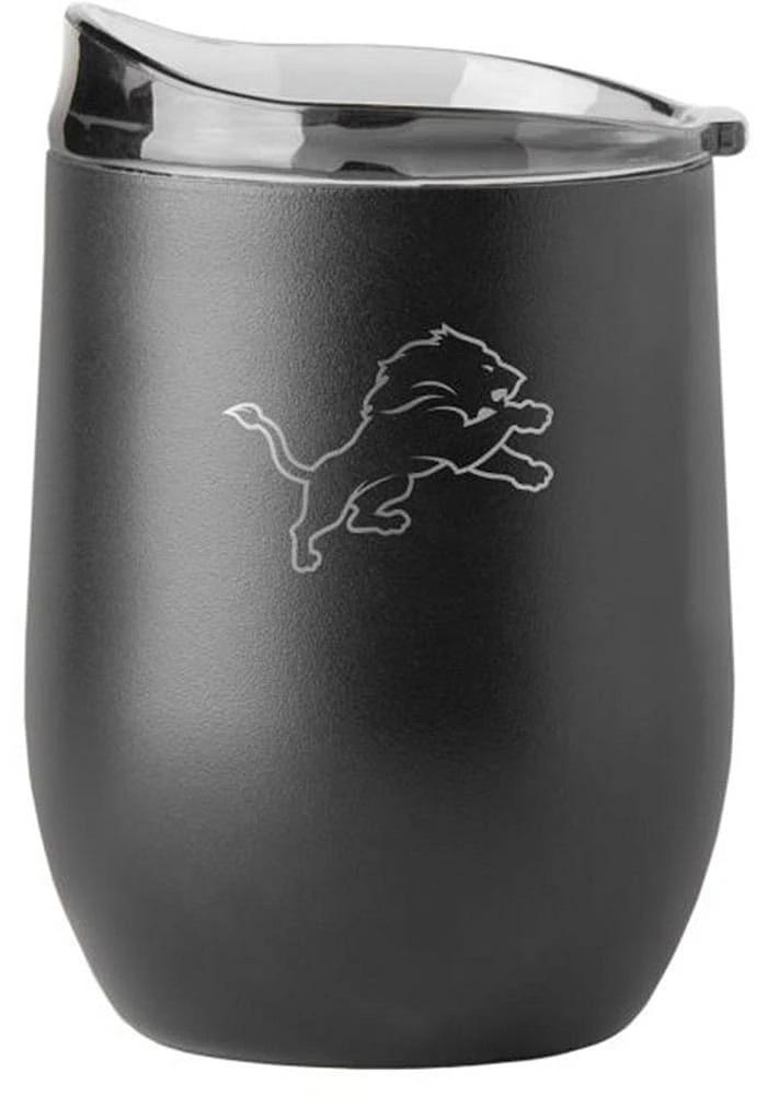Detroit Lions 16oz Stainless Steel Stemless - Blue