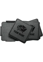 Columbus Blue Jackets Personalized Leatherette Coaster