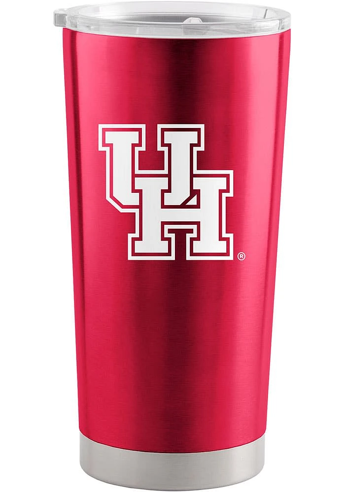 Logo Brands Houston Cougars 20oz Stainless Steel Tumbler - Red