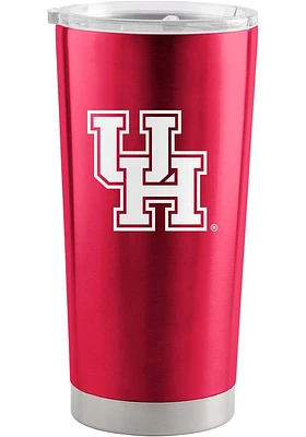 Logo Brands Houston Cougars 20oz Stainless Steel Tumbler - Red