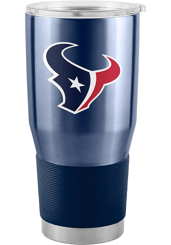 Logo Brands Houston Texans 30 oz Stainless Steel Tumbler - Navy Blue