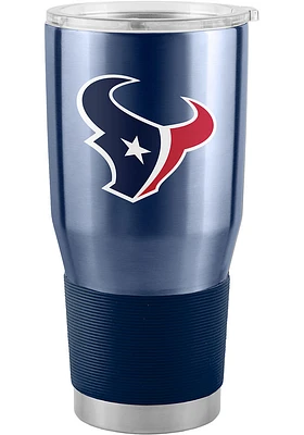 Logo Brands Houston Texans 30 oz Stainless Steel Tumbler - Navy Blue