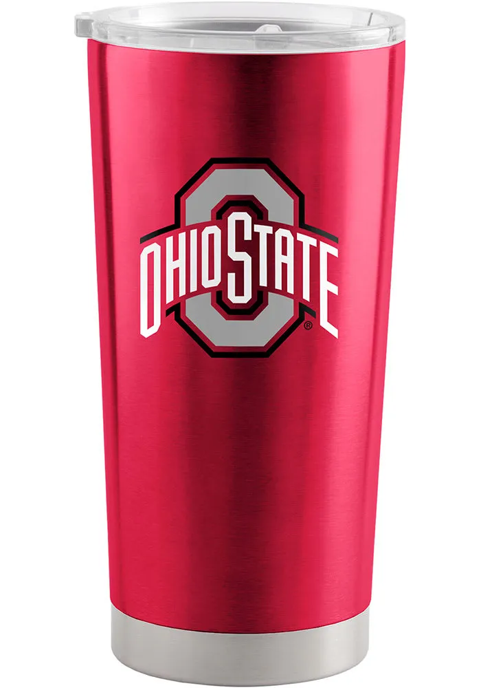 Ohio State Buckeyes 20oz. Stainless Steel Tumbler - Red