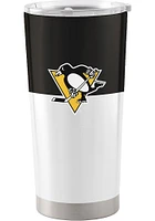 Logo Brands Pittsburgh Penguins 20 oz Stainless Steel Tumbler - Yellow
