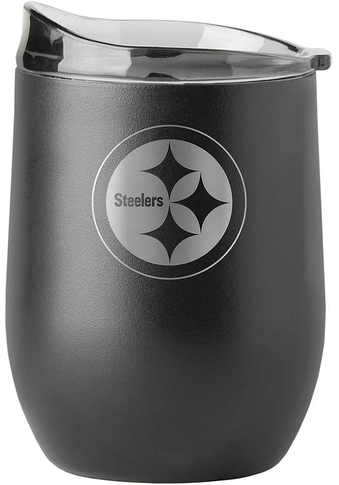 Pittsburgh Steelers 16oz Stainless Steel Stemless - Yellow
